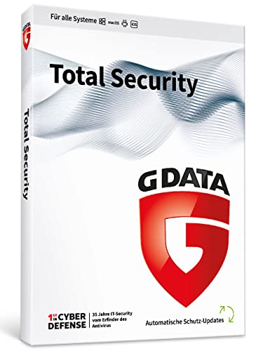G DATA Total Security | 3 Geräte - 1 Jahr | Leerbox mit Registrierungskey - ohne Notfall-DVD